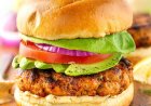 Fresh Salmon Burgers with Tangy Dill Sauce