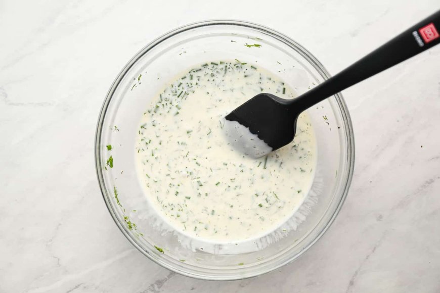 Make the Tangy Dill Sauce