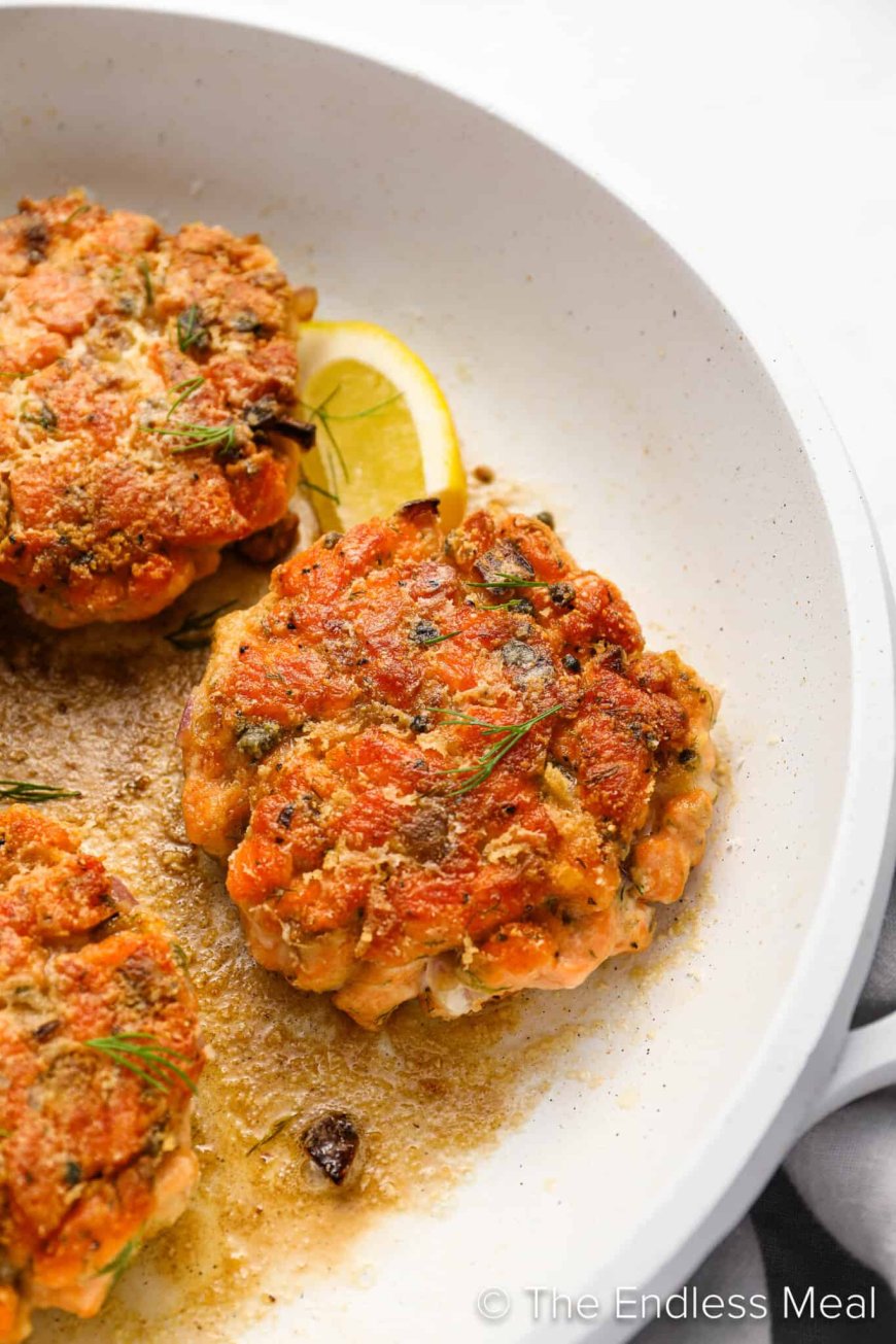 Cook the Salmon Burgers